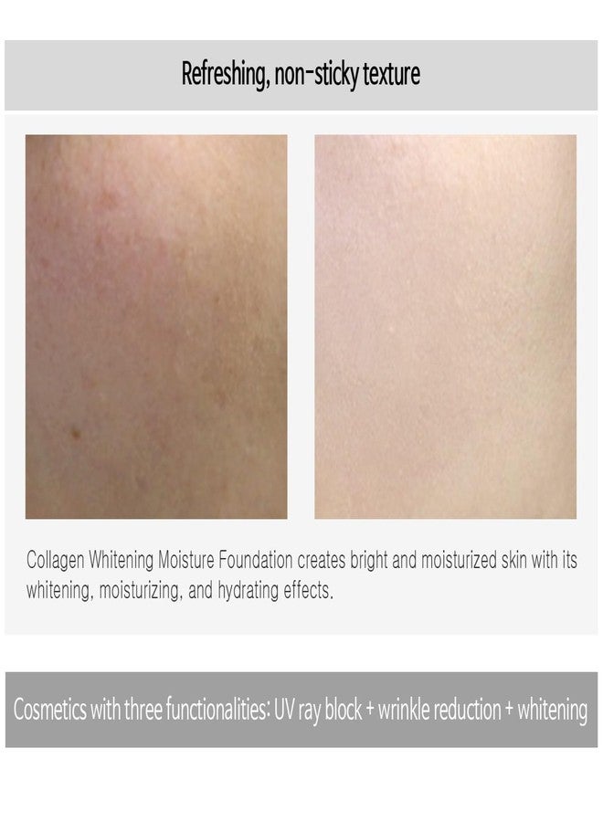 Enough Collagen 3in1 Whitening Moisture Foundation SPF15, 3.38 fl oz/ 100ml - Brightening, Moisturizing, Anti-Aging, Korean Skin Care Makeup (#23 Natural beige, 3.38 fl oz / 100ml) - Image 5